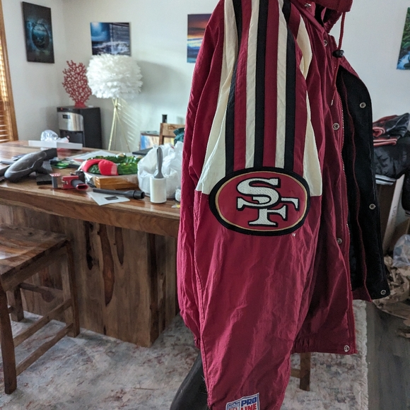 NFL PRO LINE AUTHENTIC by STARTER SAN FRANCISCO 49 JACKET Adult SIZE XXL VINTAGE - Picture 7 of 16